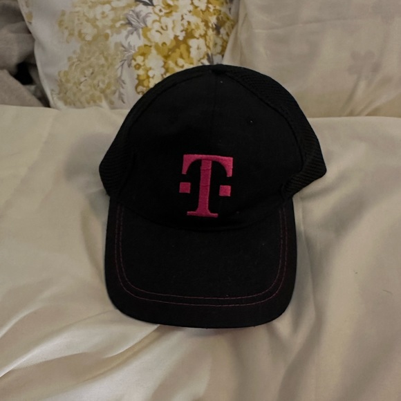 T-Mobile Tuesdays Mesh Trucker Hat Cotton Black. One size adjustable - Picture 1 of 6